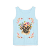 Geeky Goddess Pug Unisex Tank Top