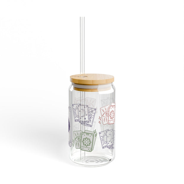 'The Moon' Tarot Card Sipper Glass