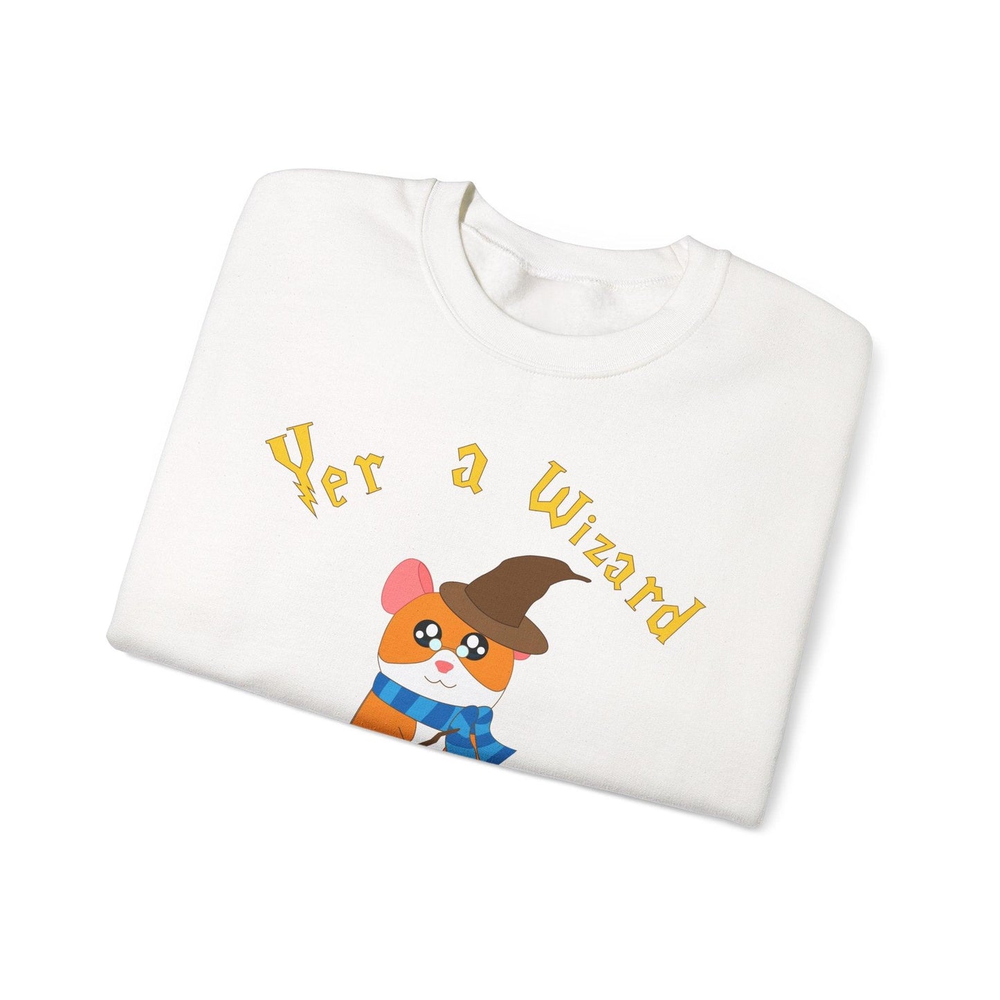 Hammy Wizard Hamster Sweatshirt | Cute Wizard Hamster Crewneck