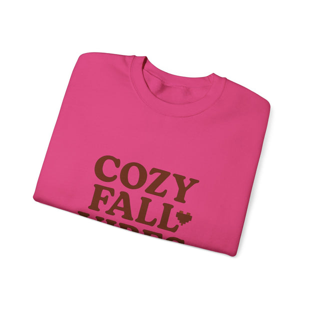 Cozy Fall Vibes Sweatshirt - Unisex Crewneck, Autumn Apparel, Perfect for Thanksgiving, Comfortable Gift, Casual Style