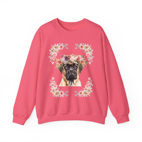 Geeky Goddess English Mastiff Unisex Crewneck Sweatshirt