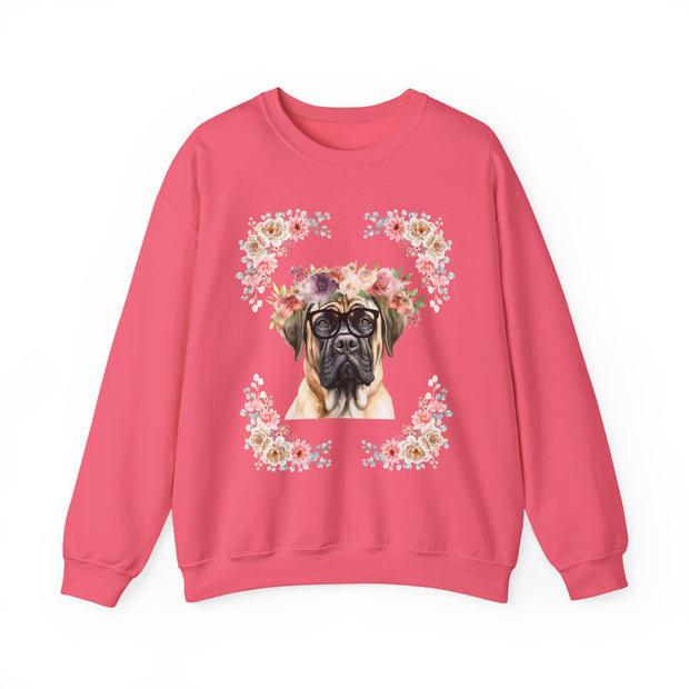 Geeky Goddess English Mastiff Unisex Crewneck Sweatshirt