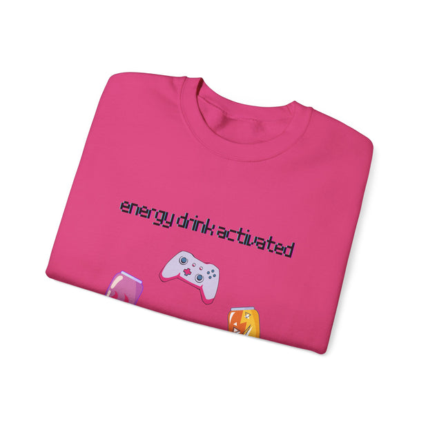 'Energy Drink Activated' Unisex Crewneck Sweatshirt