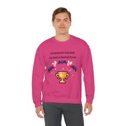 'Achievement Unlocked: Survived A Haunted House' Unisex Crewneck Sweatshirt