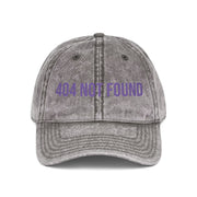 '404 NOT FOUND' Vintage Embroidered Cap