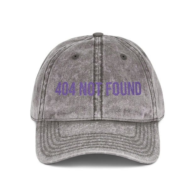 '404 NOT FOUND' Vintage Embroidered Cap