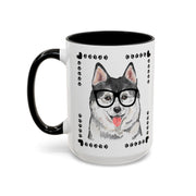 Geeky Good Siberian Husky Accent Coffee Mug
