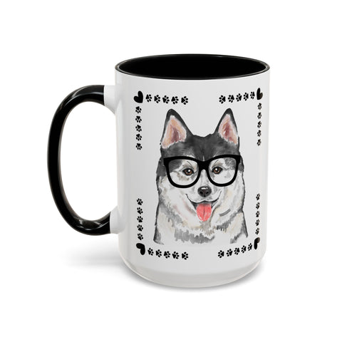 Geeky Good Siberian Husky Accent Coffee Mug