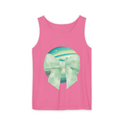 Green Planet Wrapped In Bow Unisex Tank Top