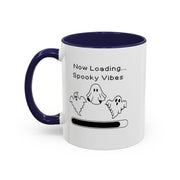 'Now Loading...Spooky Vibes' Accent Coffee Mug