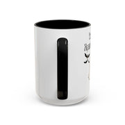 'You and Me Against The World' Accent Coffee Mug