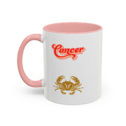 'Cancer' Zodiac Accent Coffee Mug