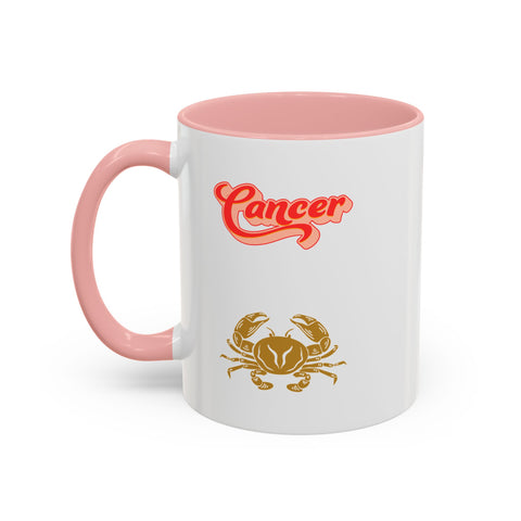 'Cancer' Zodiac Accent Coffee Mug