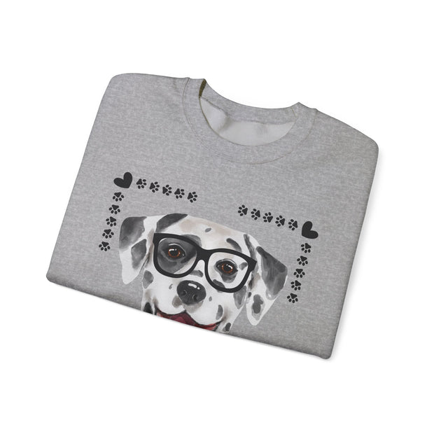 Geeky Good Dalmatian Unisex Crewneck Sweatshirt