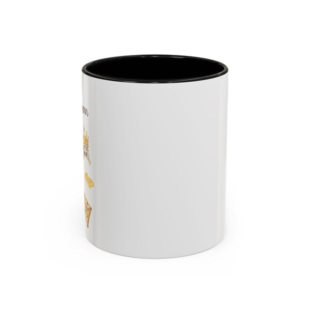 'Side Quest Queen' Accent Coffee Mug