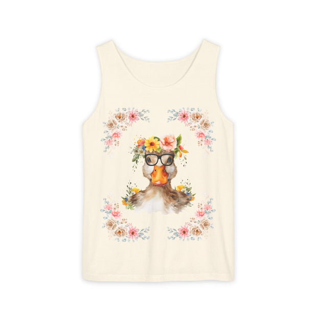 Geeky Goddess Duck Unisex Tank Top