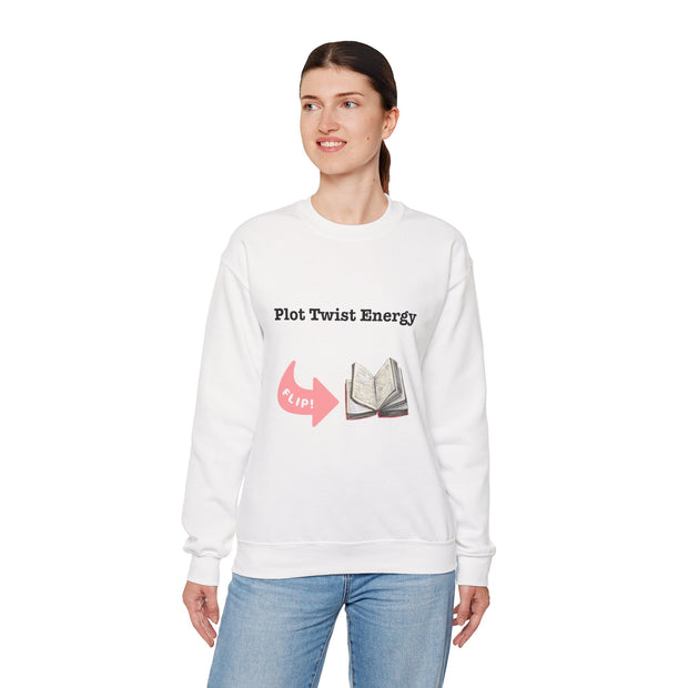 'Plot Twist Energy' Unisex Crewneck Sweatshirt