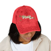 'Pisces' Vintage Embroidered Cap