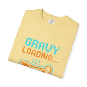 Gravy Loading Unisex Tee, Funny Foodie T-Shirt for Thanksgiving, Casual Wear, Gamer Gift, Comfort Fit