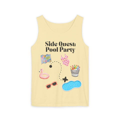 'Side Quest: Pool Party' Unisex Tank Top