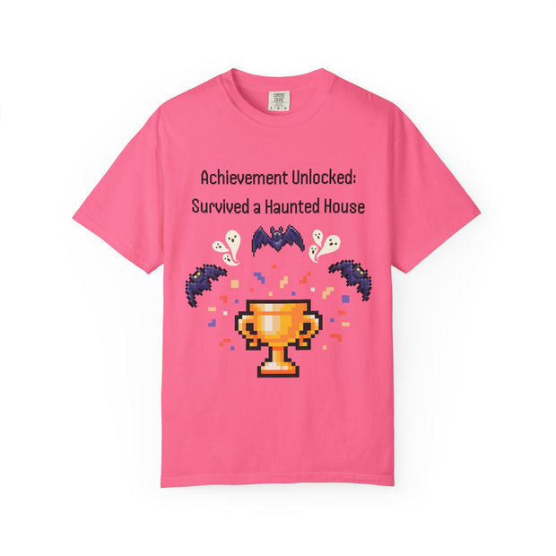 'Achievement Unlocked Haunted House' Unisex T-Shirt