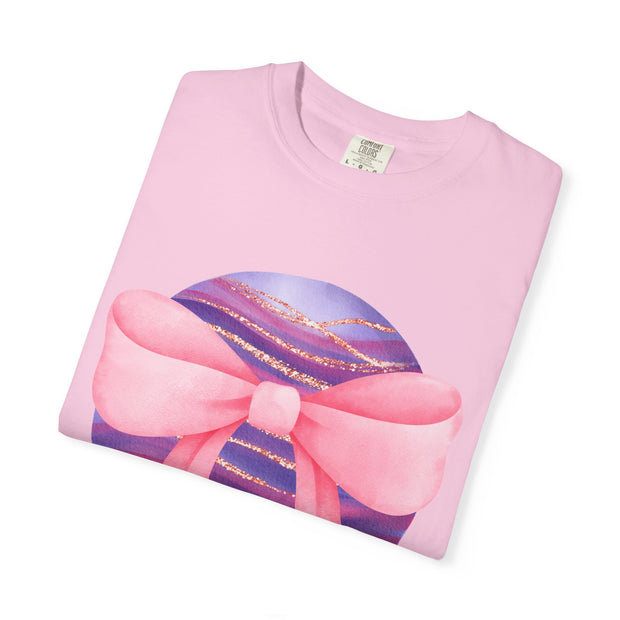 Pink/Purple Planet Wrapped In A Bow Unisex T-Shirt