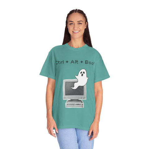 'Ctrl + Alt + Boo!' Unisex T-shirt