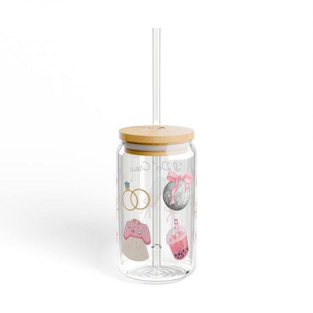''I Do' Crew' Sipper Glass