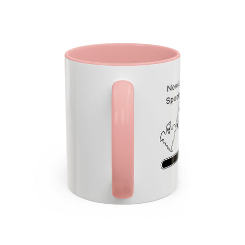 'Now Loading...Spooky Vibes' Accent Coffee Mug