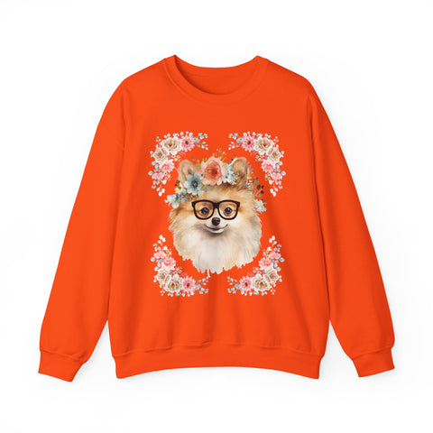 Geeky Goddess Pomeranian Unisex Crewneck Sweatshirt