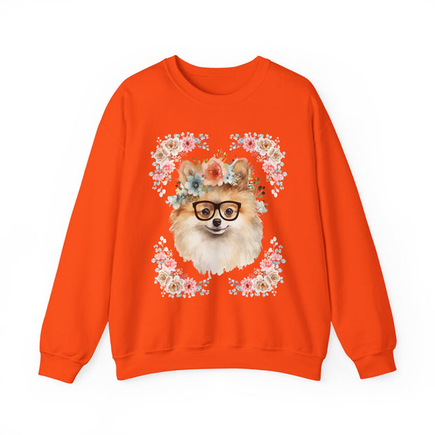 Geeky Goddess Pomeranian Unisex Crewneck Sweatshirt