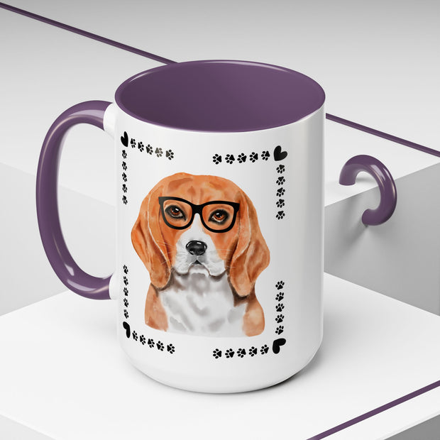 Geeky Good Beagle Accent Coffee Mug