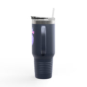 Astronaut Taking Off In Space Insulated Travel Mug, 40oz