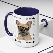 Geeky Good Pug Accent Coffee Mug
