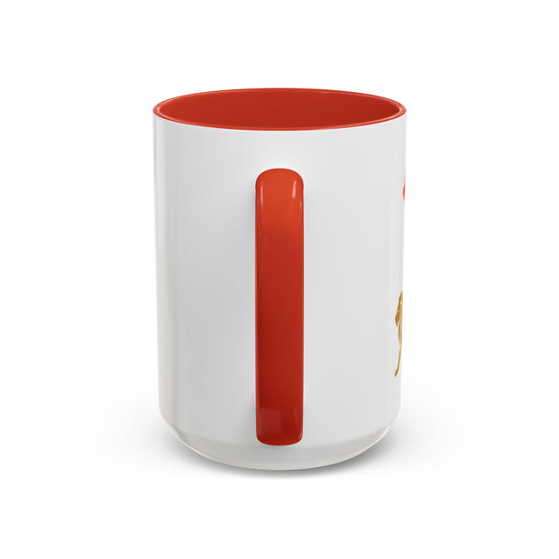 'Leo' Zodiac Accent Coffee Mug