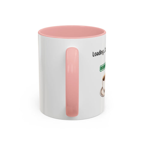 'Loading...Caffeine Boost' Accent Coffee Mug