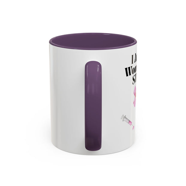 'I Am A Woman In STEM' Nurse Accent Coffee Mug