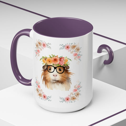 Geeky Goddess Guinea Pig Accent Coffee Mug