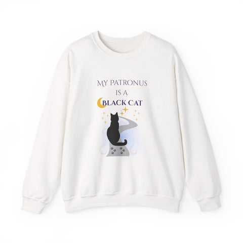 'My Patronus Is A Black Cat' Unisex Crewneck Sweatshirt