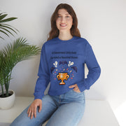'Achievement Unlocked: Survived A Haunted House' Unisex Crewneck Sweatshirt