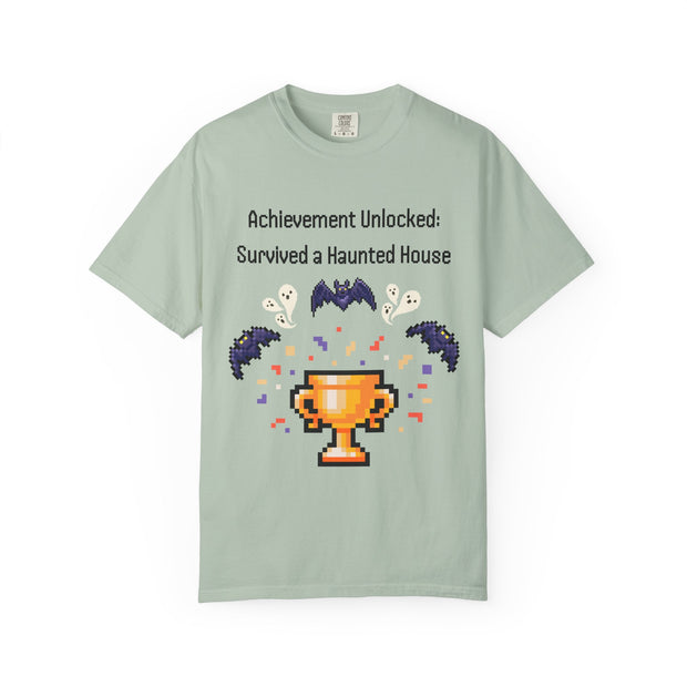 'Achievement Unlocked Haunted House' Unisex T-Shirt