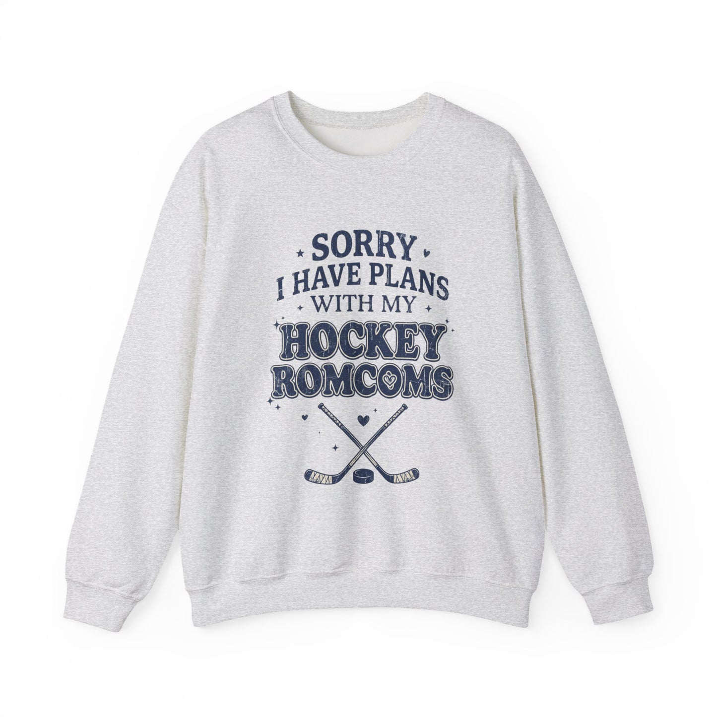 Sorry I Have Plans With My Hockey Romcoms Shirt, Hockey Romance Booktok Sweatshirt, Sports Romance Reader Tee