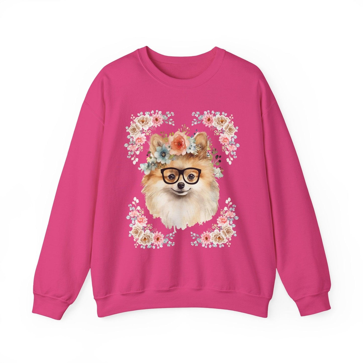 Geeky Goddess Pomeranian Unisex Crewneck Sweatshirt