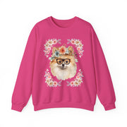 Geeky Goddess Pomeranian Unisex Crewneck Sweatshirt