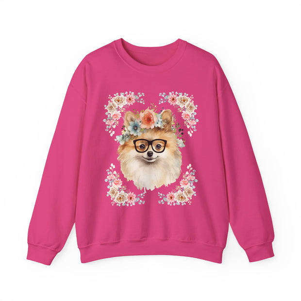 Geeky Goddess Pomeranian Unisex Crewneck Sweatshirt