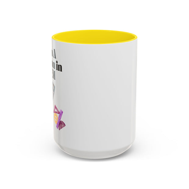 'I Am A Woman In STEM' Accent Coffee Mug