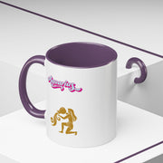 'Aquarius' Zodiac Accent Coffee Mug