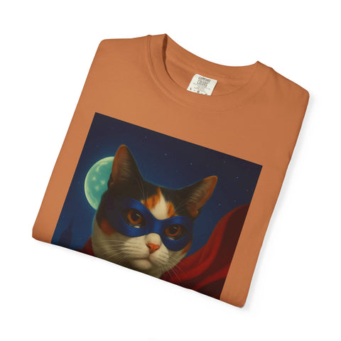 Superhero Tri-Colored Cat Unisex T-shirt