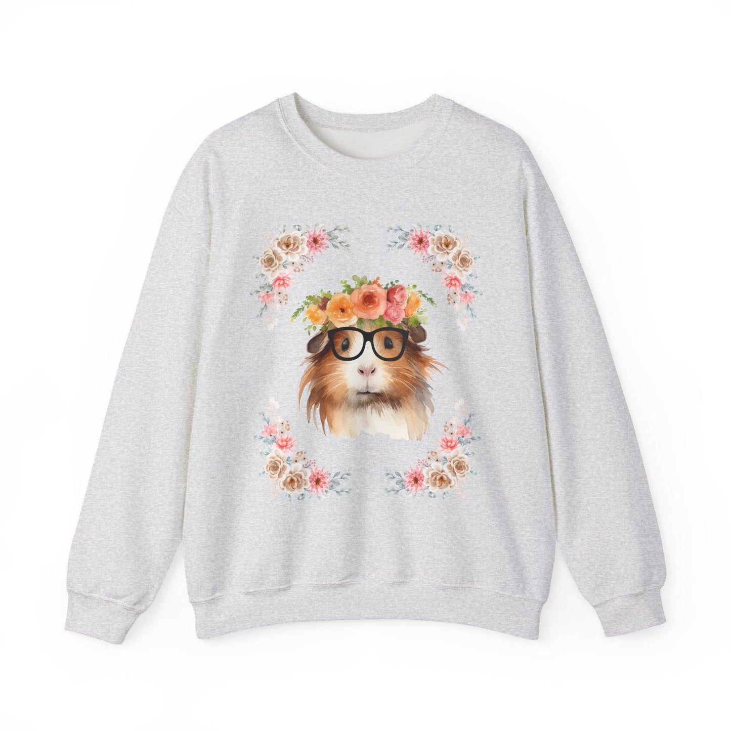 Geeky Goddess Guinea Pig Unisex Crewneck Sweatshirt