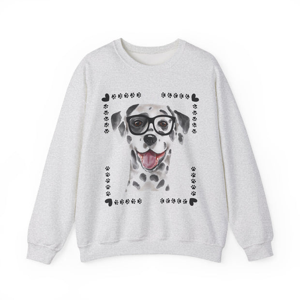 Geeky Good Dalmatian Unisex Crewneck Sweatshirt